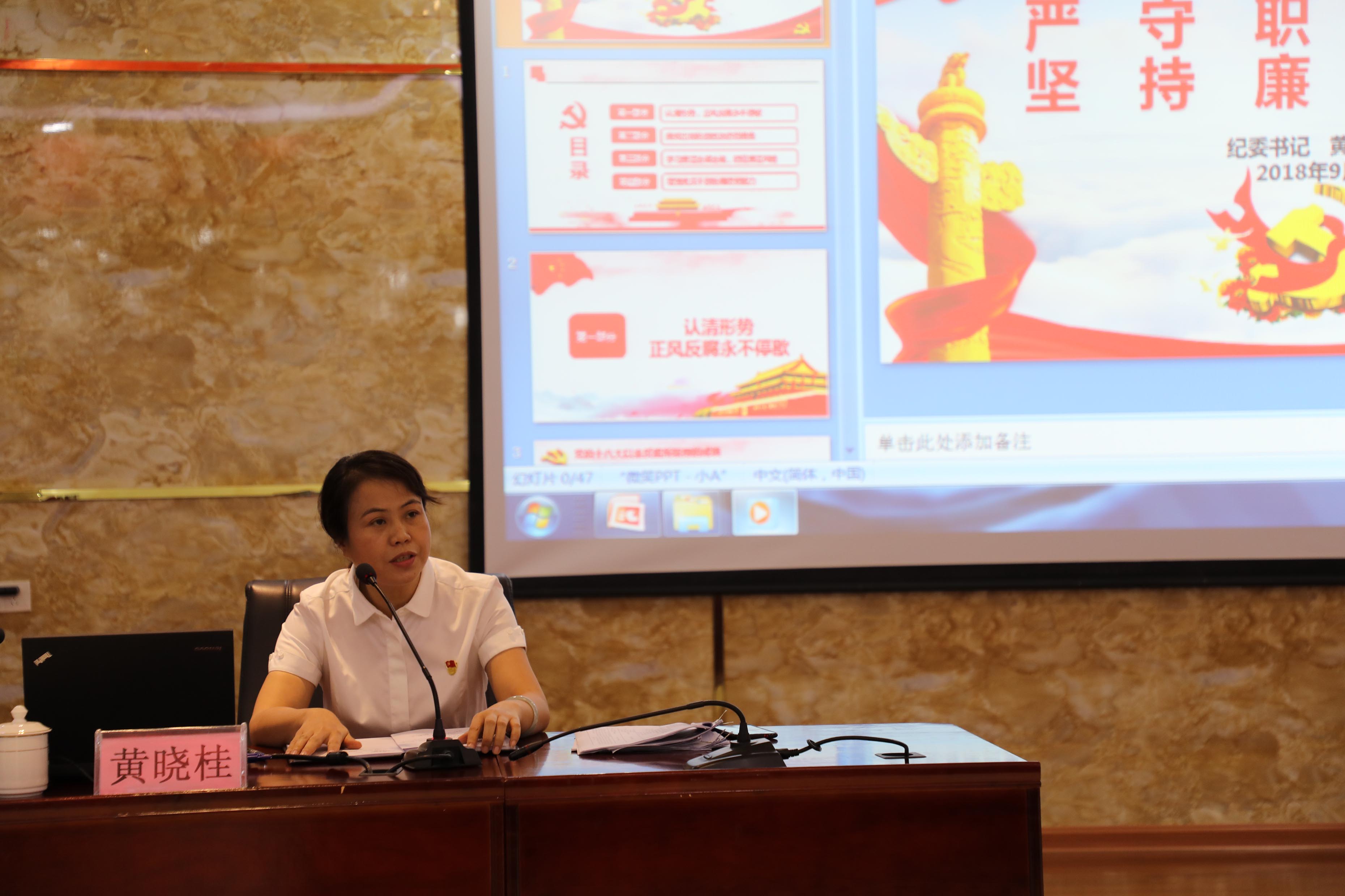 百投集團(tuán)舉辦2018年廉潔警示教育專(zhuān)題黨課